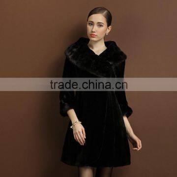 rex14013 real rex rabbit fur coat girls
