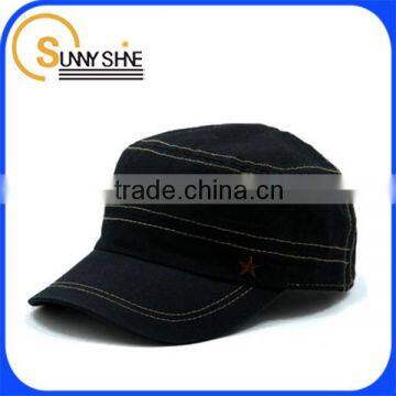 Cheap wholesale custom plain blank military cap