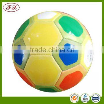 2016 glow in dark machine-sewn soccer ball/football