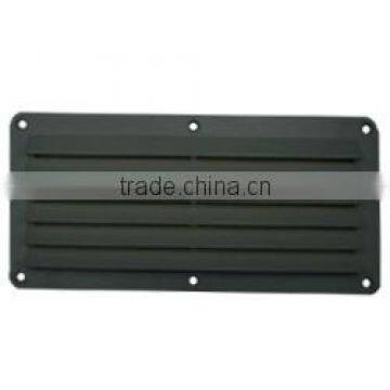 Plastic Louvered Ventilator - Black