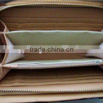 Hot Sale Cheap Posh Colorful Striped Shiny pu Purse With Decoration photo-5