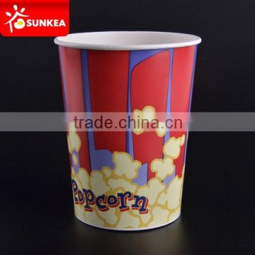 600ml 800ml 900ml 1300ml disposable paper popcorn cup