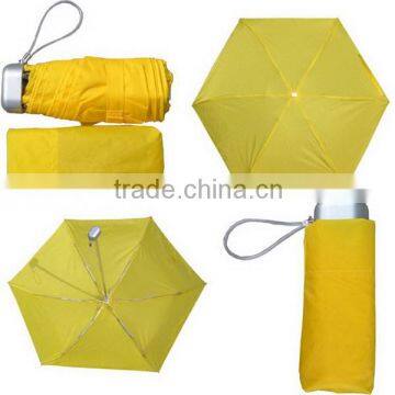 5 folding 6 ribs super mini light umbrella with good sale