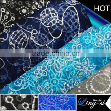 Nylon Organza Foil Fabric for Decoration