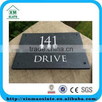 'factory Direct' 15x10cm Natural Edge Oiled Personalised Laser Design Slate Welcome Board Item DP-1510RD2AYJ photo-2