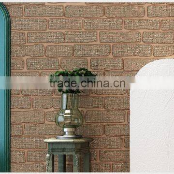 Latest 3d Brick Design Decorative Wallpaper for Restaurant photo-4