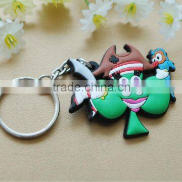 custom soft rubber keychain