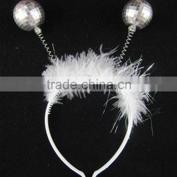 Headband With Disco Mirror Ball