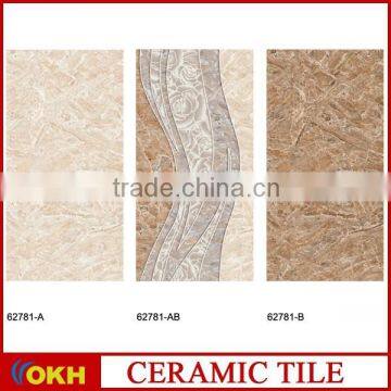 3D ink jet cheap ceramic wall tile for kitchen and bathroom 25x33cm #62781