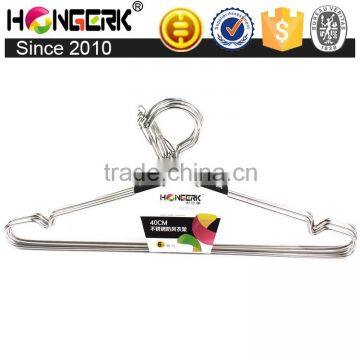 stainless steel short neck hanger with windproof chain