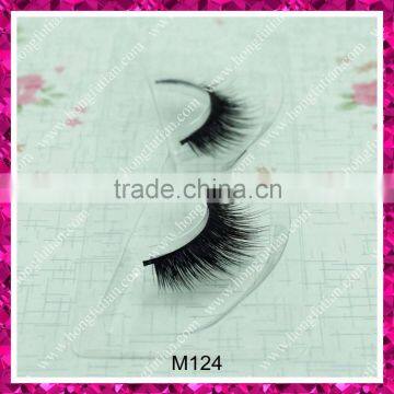 Deluxe Hot Sale Mink Eyelashes Black Colour Volume Lashes Manufacturer photo-5