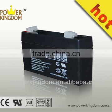 medical equipment lead acid battery 6V 1.2AH