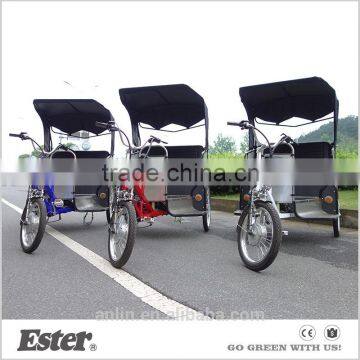 ESTER Passenger Electric bicycle rickshaw Kenda tyre China