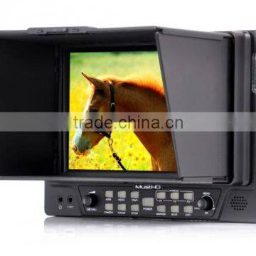 Must HD 7 inch 1280x800 dslr hdmi lcd monitor with Tally Focus Assist Marker False Color Pixel to Pixel etc