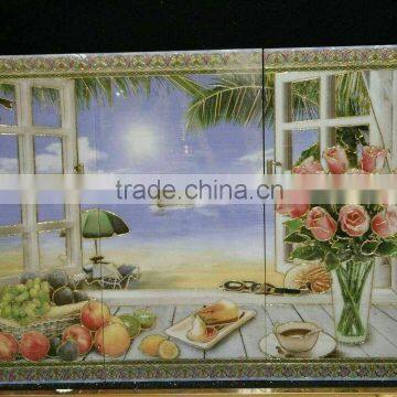 New design Decorative 3D inkjet porcelain tiles wall pictures 600x900mm