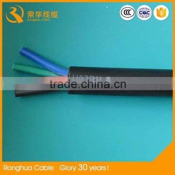 Rubber Insulated and Sheathed Submersible Pump Waterproof Electrical Cable