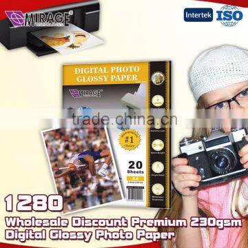 Wholesale Discount Premium 230gsm Digital Glossy Photo Paper