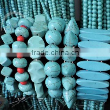 fashion design turquoise diy jewelry beads for bracelet making