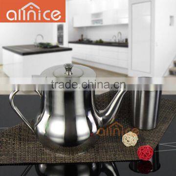ALLNICE Wholsesale Resturant Large Capacity 13-70ML Stainless Steel Cool Water Kettle/tea Pot With Lid and Handle
