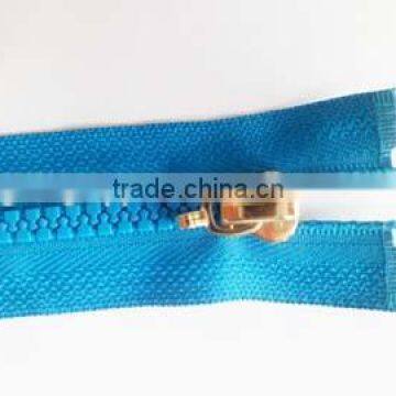 5# Plastic Derlin Zipper Open End Zipper Plating Auto Lock Slider Zipper Hook Slider Zipper Garment Zipper photo-3