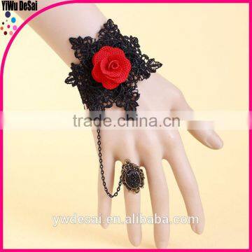 bracelet 2015 new design Bud silk bracelet with ring the roses new models bracelets