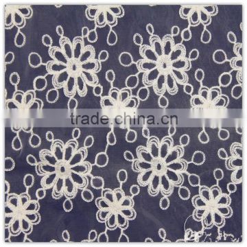 Organza Embroidery Fabric For dress