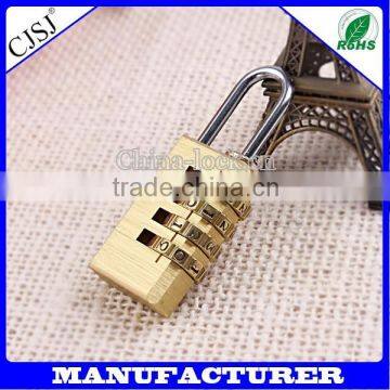 brass 4 digit number combinations cabinet password lock