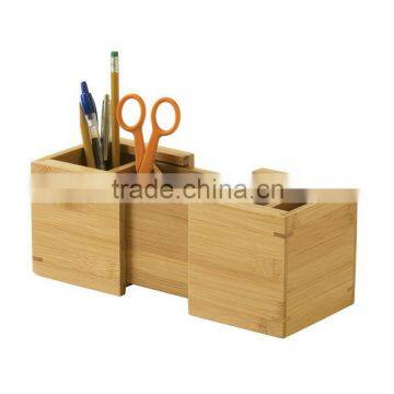 wholesale fancy bamboo stationery holder