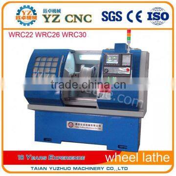 Horizontal Style Alloy wheel repair CNC Lathe