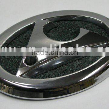 chrome plating abs injected emblem with 3M adhesive