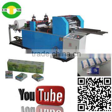 high production cutting luxury mini pocket tissue embossed machine