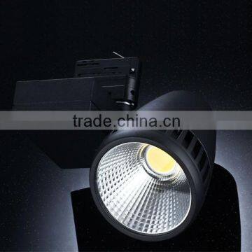 LED shop windows lighting black rotatable 35w led track light for display windows used