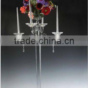 glass pillar candle holder for wedding decoration