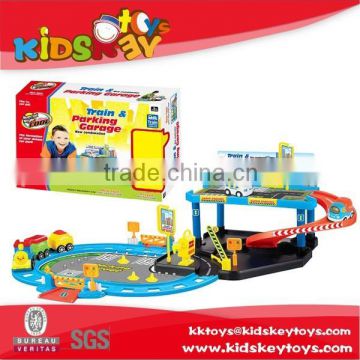 2015 games children's car parking garage toy Cartoon train for kids