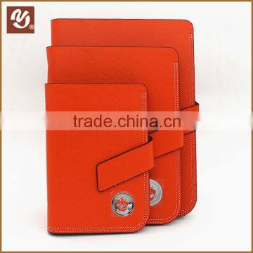 Leather cover agenda 2016 with ring binder