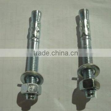 ANSI wedge anchor with white zinc made in hebei handan yongnian