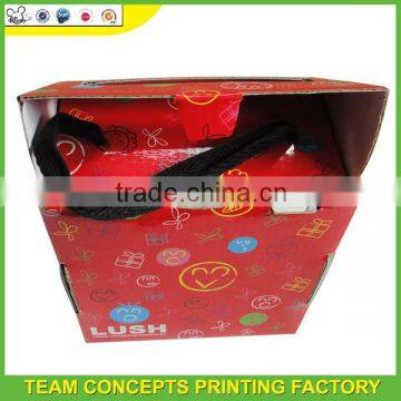 Shipping fashion foldable paper shoe box