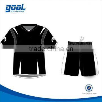 Full sublimation college dry fit soccer uniform set