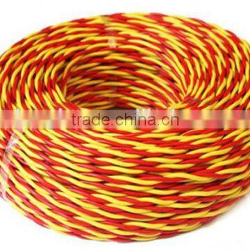 2.0mm2 PVC insulated twin twisted electrical wire & cables