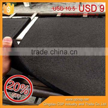 HOT SALES !!! Qingdao CSP Black Color Cheap Rubber Sheet Floor Mat