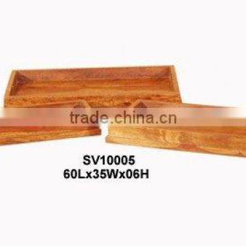 wooden tray,fruit tray,plate,indian wooden furniture,serving tray,home furniture,hotel furniture,shesham wood furniture