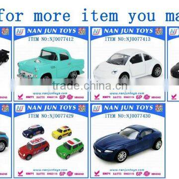 1:43 Cartoon Mini Car Die Cast Car Alloy Car Toys Pullback Toys