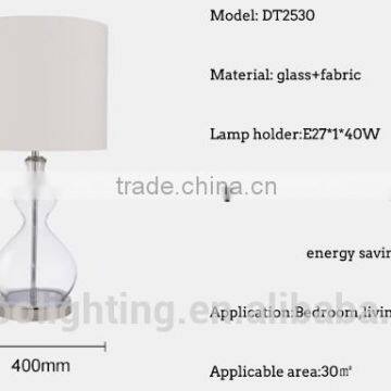 Ornament Home Decorative Table Lamp With Fabric Lampshape Made in China, Simple Table Lamp Supplier's Choice