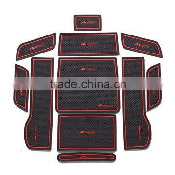 China gold supplier car door mat for Honda Accord9 2014 12pcs/set