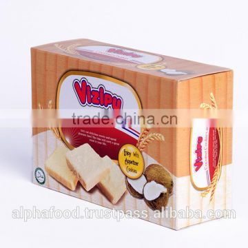 TROPICAL TASTE BISCUITS - VIZIPU Coconut box 100g biscuits