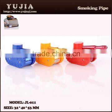 YuJia 2015 newly style tank shape cool style small smoking pipes JL-011