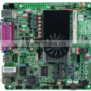 Manufacturers of mini itx htpc slim motherboard DC12V 1037U 17W Queue motherboard M18_D2 22nm 17W i3-grade DDR3 MSATA SSDs 2COM