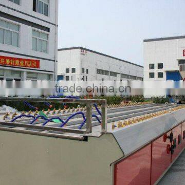 Vacuum table of profile extrusion