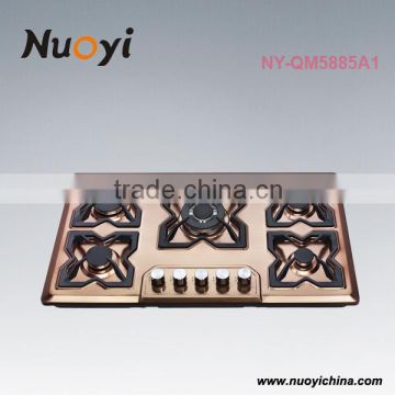 Built-in gas cooker stove special color gas hob spare parts and gas stove price