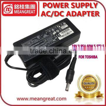 High quality 19V 3.95A 5.5*2.5 Laptop Charger for Toshiba